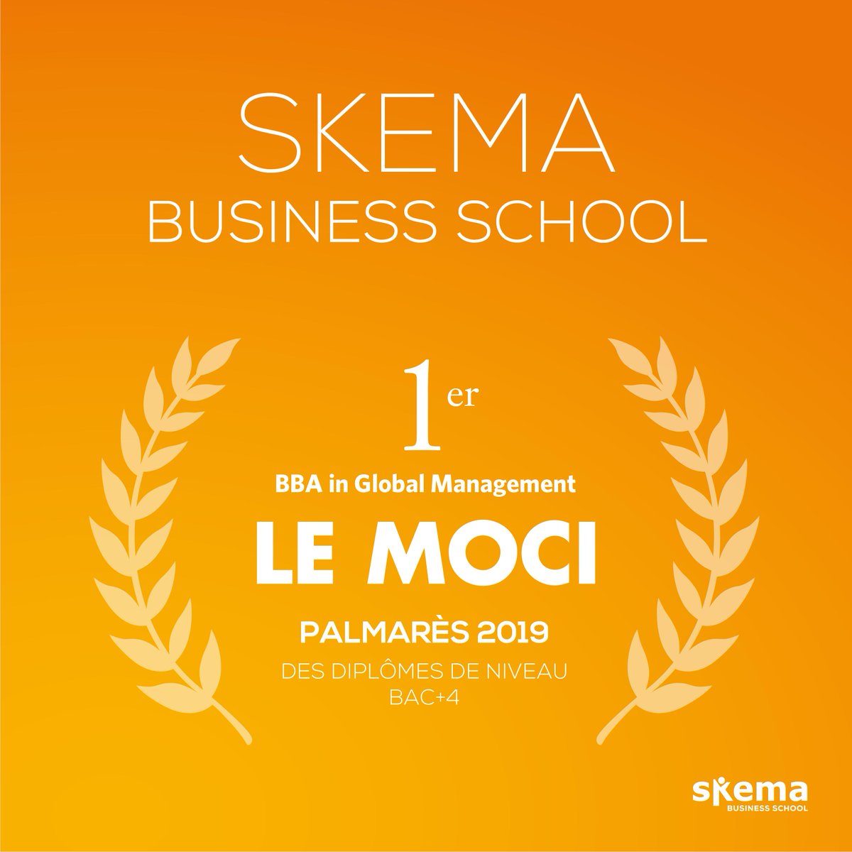  SKEMA商学院多个专业在LE MOCI排名前列